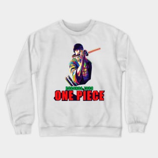 Roronoa Zoro Wpap Art Crewneck Sweatshirt